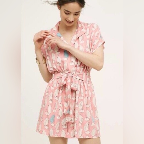 Anthropologie Pants - Anthropologie Maeve Sailboat Romper